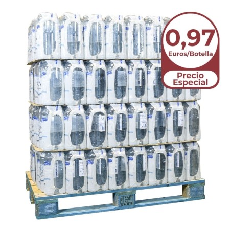Agua mineral Vilas del Turbóm palet 1 litro 116 packs de 6 botellas