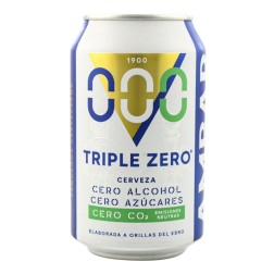 Cerveza Ambar Triple Zero 33 cl pack 24 latas