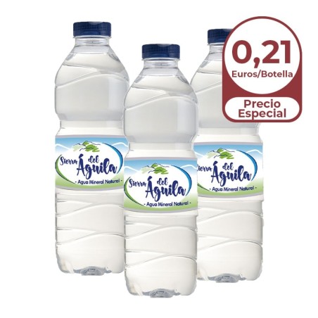 Agua mineral Sierra del Águila 500 ml 5 pack de 24 botellas
