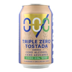 Cerveza Ambar Tostada Triple Zero 000 33 cl pack 24 latas