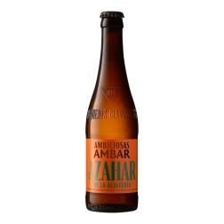 Cerveza Ambiciosas Ambar Azahar de la Aljafería 33 cl pack 12 botellines