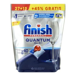 Detergente lavavajillas Finish Powerball Quantum Todo en 1 23 cápsulas +17 gratis