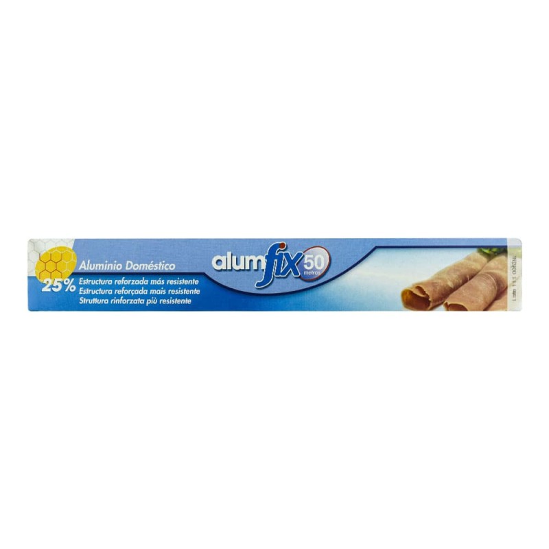 Papel de aluminio Alumfix rollo 50 m Papel de aluminio Alumfix rollo 50 m