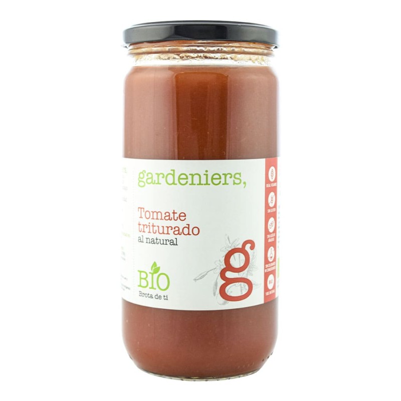 Tomate triturado al natural ecológico Gardeniers 660 g Tomate triturado al natural ecológico Gardeniers 660 g