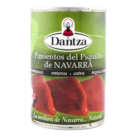 Pimientos del piquillo extra de Navarra Dantza lata 390 g