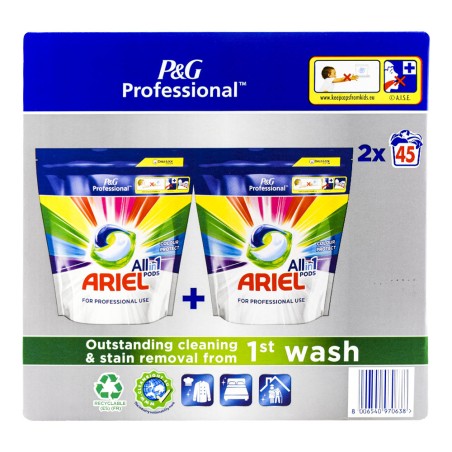 Detergente Ariel Pods All in one Colour Protect 2x45 cápsulas