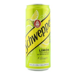 Refresco de limón Schweppes 33 cl pack 24 latas