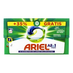 Detergente Ariel Pods All in one 25 cápsulas + 9 gratis
