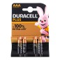 Pilas AAA Simply Duracell Plus 4 ud