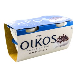 Yogur griego con stracciatella Oikos Danone 4x110 g