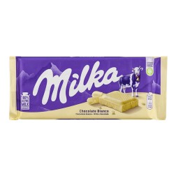 Chocolate blanco Milka tableta 100 g