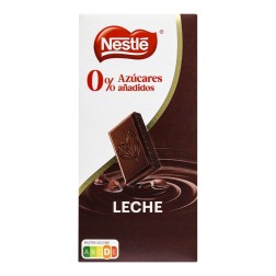 Chocolate con leche sin azúcar Nestle tableta 115 g