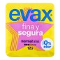 Compresas normal sin alas Evax fina y segura 12 ud