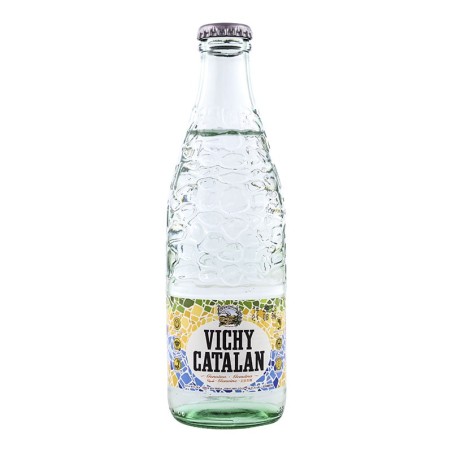 Agua con gas Vichy Catalan 250 ml pack 24 botellas cristal