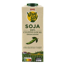 Bebida de soja Vivesoy 1 litro pack 6 bricks