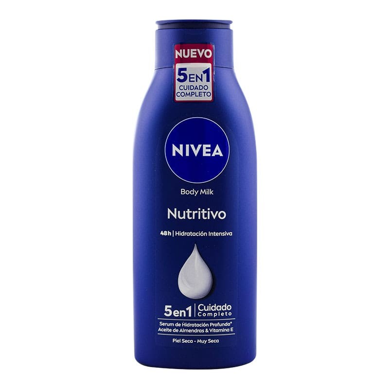 Body milk nutritivo Nivea 5 en 1 Cuidado Completo para piel seca o muy seca 400 ml Body milk nutritivo Nivea 5 en 1 Cuidado Completo para piel seca o muy seca 400 ml