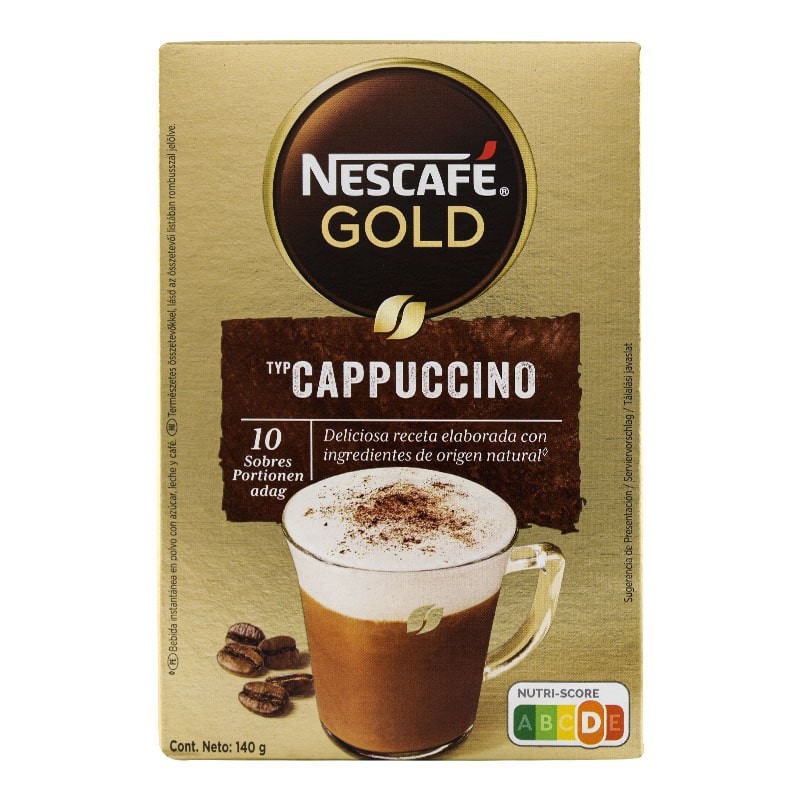 Café cappuccino Nescafé 10 sobres