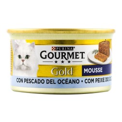 Comida húmeda para gatos con pescado Purina Gourmet Gold tarrina 85 g