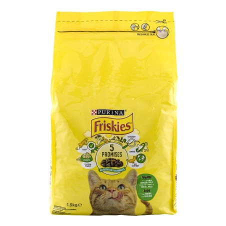 Comida para gatos Friskies con conejo pollo y verduras 1.5 kg