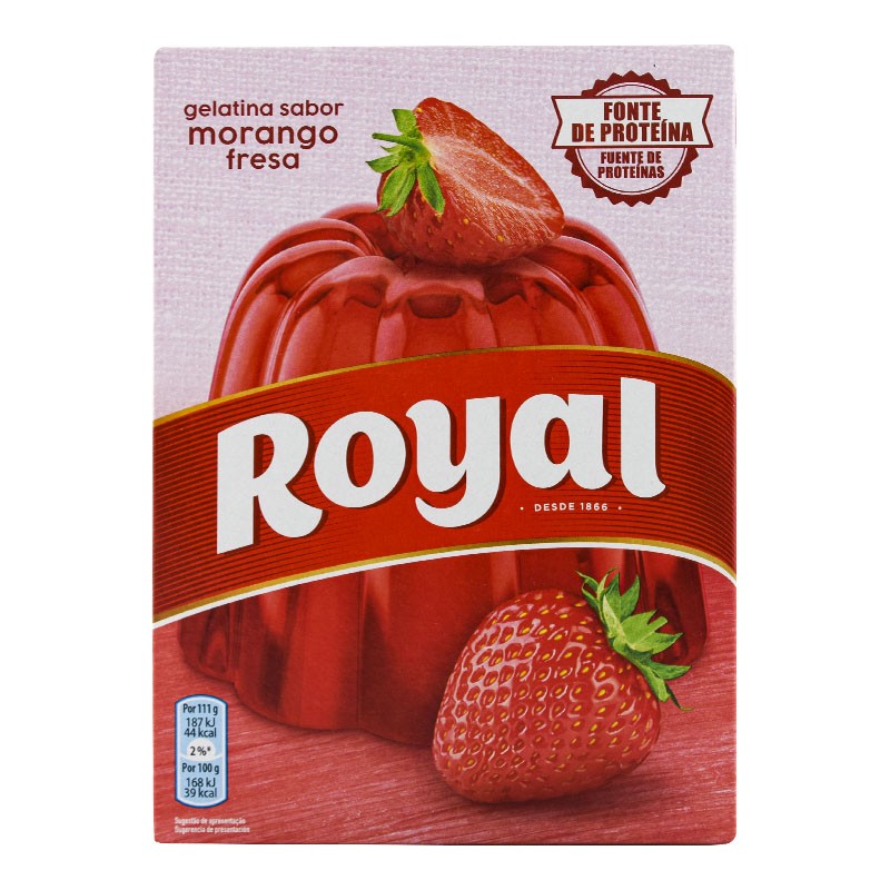Gelatina de fresa Royal 111 g