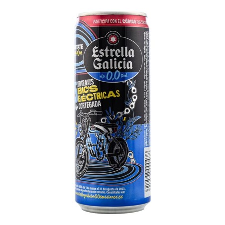 Cerveza Estrella Galicia 0.0 33 cl pack 24 latas
