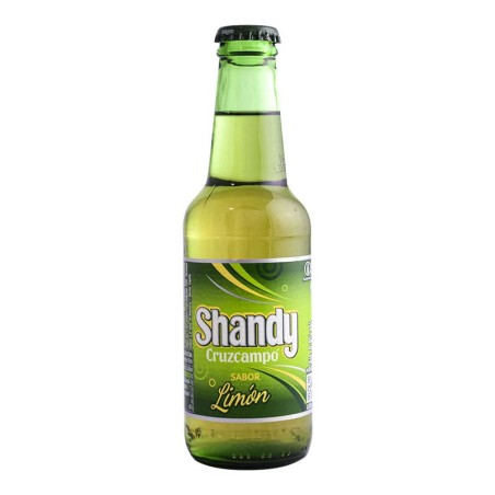 Cerveza Shandy Cruzcampo sabor limón 25 cl pack 24 botellines