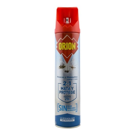 Insecticida moscas y mosquitos sin olor Orion Mata y protege 600 ml