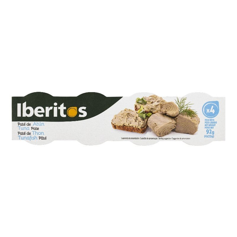 Paté de atún Iberitos 4x23 g Paté de atún Iberitos 4x23 g