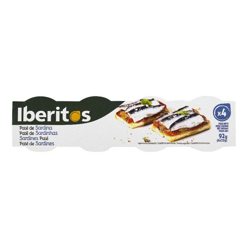 Paté de sardina Iberitos 4x23 g Paté de sardina Iberitos 4x23 g