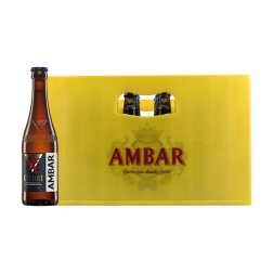 Cerveza Ambar Export 33 cl caja 24 botellines cristal retornable-Zaragoza
