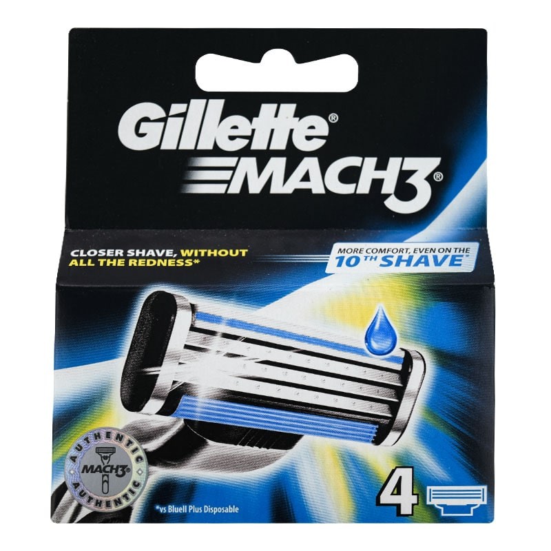 Maquinillas de afeitar Gillette Mach3 4 ud