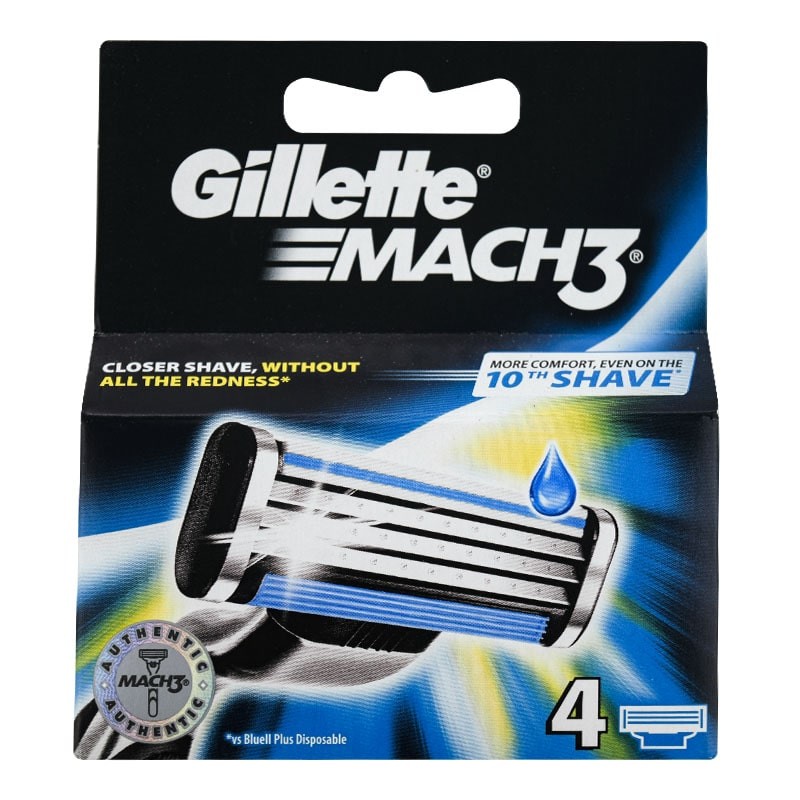 Maquinillas de afeitar Gillette Mach3 4 ud Maquinillas de afeitar Gillette Mach3 4 ud
