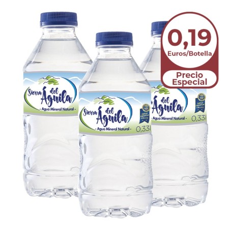 Agua mineral Sierra del Águila 330 ml 10 pack de 24 botellas