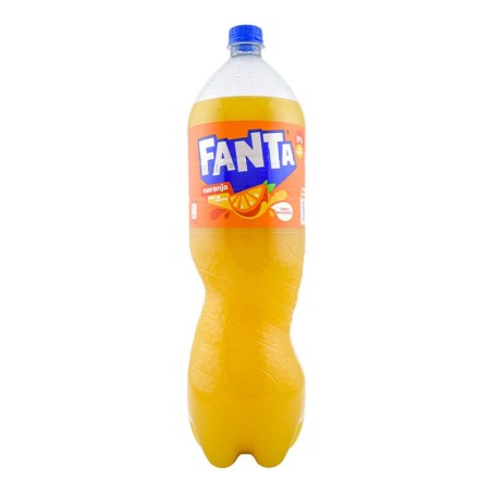 Refresco de naranja Fanta botella 2 litros