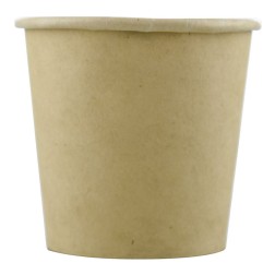 Vaso de cartón desechable biodegradable 120 ml Honest Green 50 ud