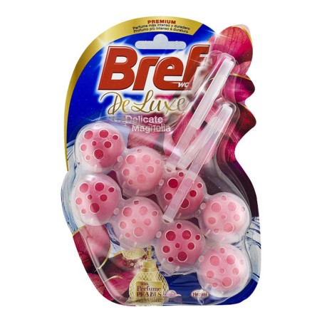 Desinfectante Bref WC Deluxe Delicate Magnolia colgador 2 ud