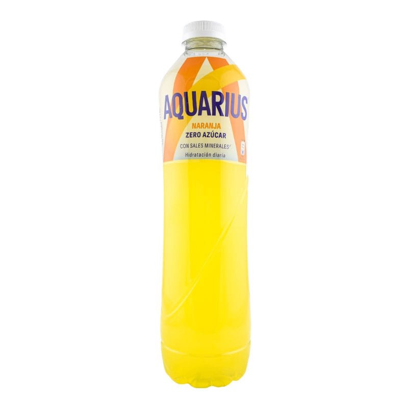Bebida isotónica Aquarius Zero naranja 1.5 litros