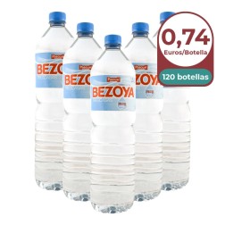 Agua mineral Bezoya 1.5 litros 20 packs de 6 botellas