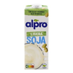 Bebida de soja Alpro Ligera 1 litro pack 6 bricks