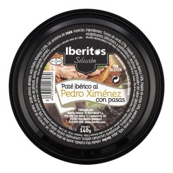 Paté ibérico con pasas al Pedro Ximénez Iberitos 140 g