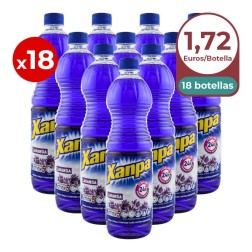 Friegasuelos lavanda Xanpa 1 litro caja 18 botellas