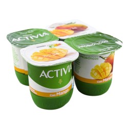 Yogur Activia con mango 4x120 g