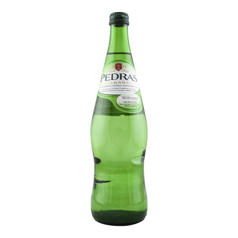Agua mineral con gas Pedras Salgadas botella cristal 75 cl