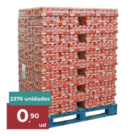 Coca Cola Original 33 cl palet 99 packs de 24 latas-Nacional