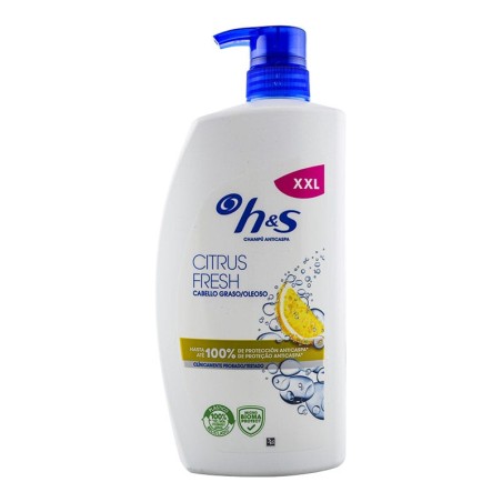 Champú anticaspa H&S Citrus Fresh cabello graso 1 litro
