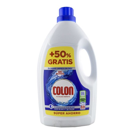 Detergente líquido Colon Gel Activo 45 lavados + 23 gratis