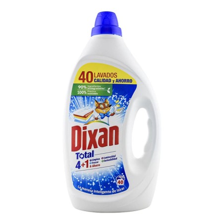 Detergente líquido Dixan Total 4+1 40 lavados