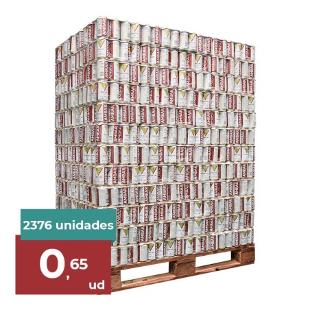 Cerveza Ambar Especial 33 cl palet 99 packs de 24 latas
