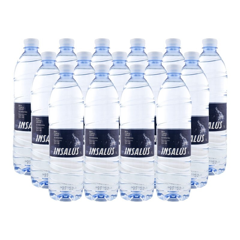 Agua mineral Insalus 1 litro caja 15 botellas Agua mineral Insalus 1 litro caja 15 botellas