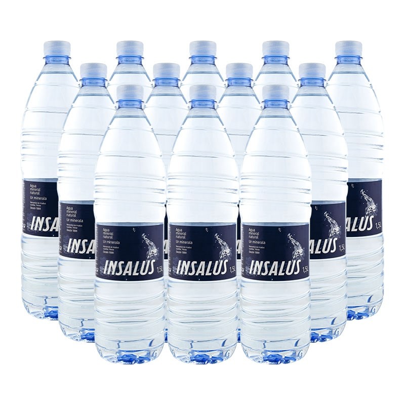 Agua mineral Insalus 1.5 litros pack 12 botellas Agua mineral Insalus 1.5 litros pack 12 botellas
